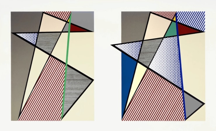 Roy Lichtenstein, Imperfect Diptych (C. 225), 1988