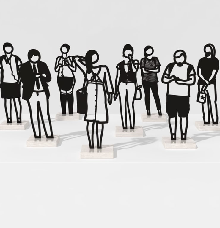 Julian Opie, Leggings from The Boston Statuettes, 2020