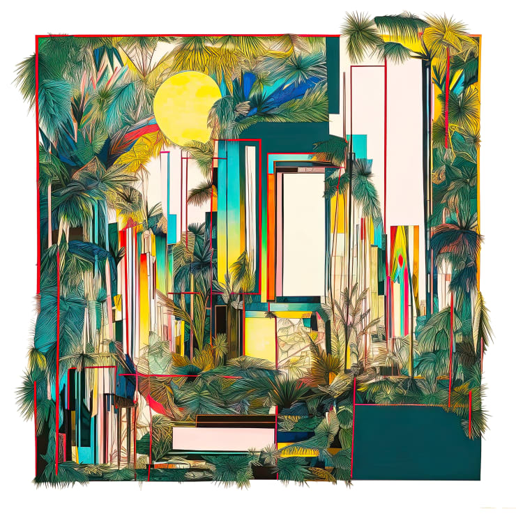 Richard Nadler, Welcome to Miami: A Symphony of Colors and Shapes, 2023