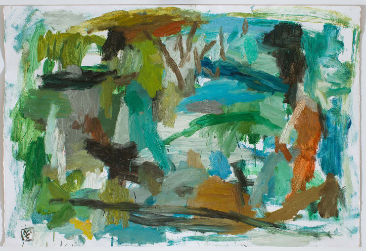 Matías Sánchez, Work on Paper #9 (In Production), 2021