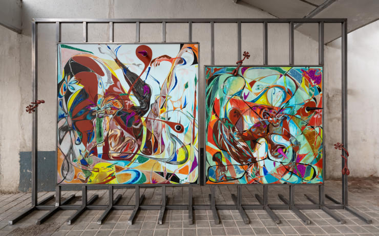 Theresa Chromati, what no longer, what is, what can (I see you there and I extend past you), 2022