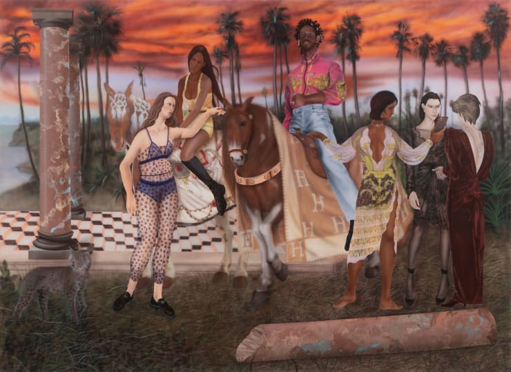 Kang Haoxian, Dionysian palace in the new world, 2022