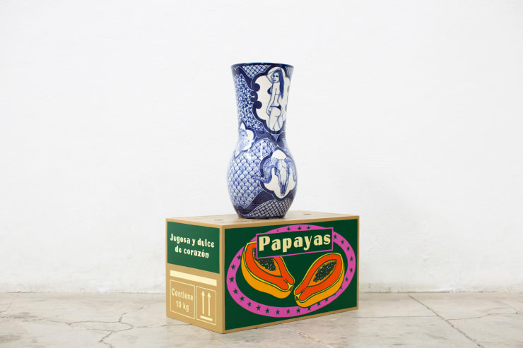 Eduardo Sarabia, Untitled (Papayas Jugosas), 2022