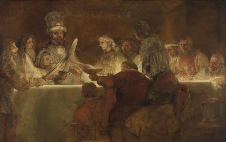 Rembrandt, The Conspiracy of the Batavians under Claudius Civilis, 1534