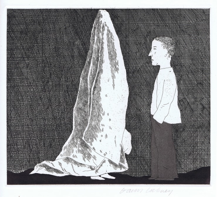 David Hockney (b. 1937), The Sexton Disguised as a Ghost (Six fairy tales from the Brothers Grimm), 1969