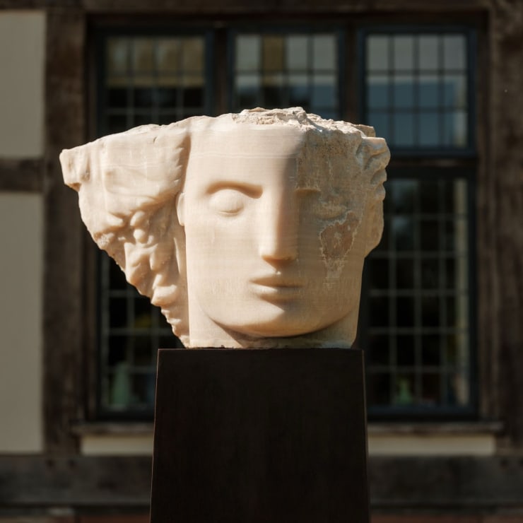 Emily Young, Contemplative Man, 2012