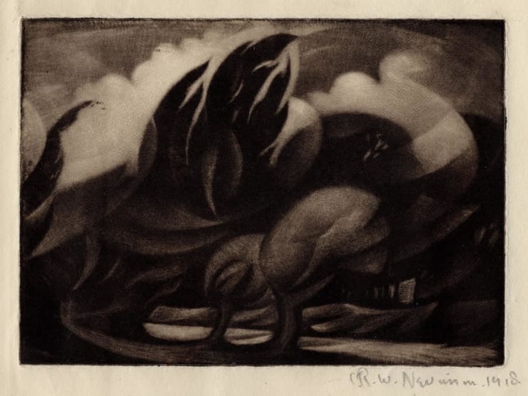 C.R.W. Nevinson, Wind, 1918