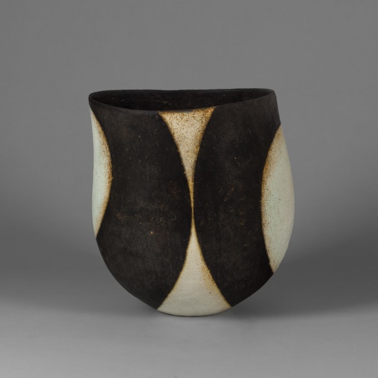 John Ward, Black and White Vessel, c.1995