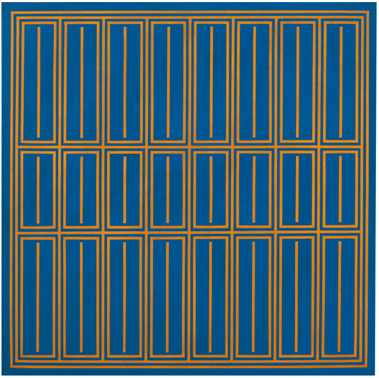 Gordon House, Mitred Matrix (Blue), 1968