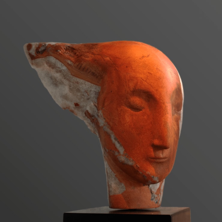 Emily Young, Wall Flower, 2022