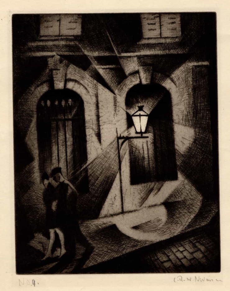 C.R.W. Nevinson, Sinister Night, 1927
