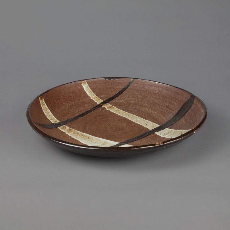 Janet Leach - Large charger, c.1995