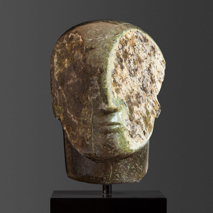 Emily Young, Chthonic Head II, 2023