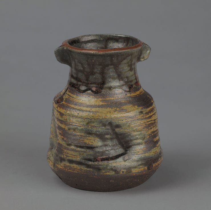 Janet Leach, Small bottle vase with lugs