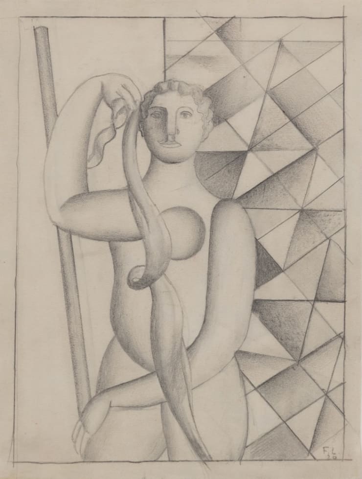 Fernand Léger, Femme au foulard, 1920