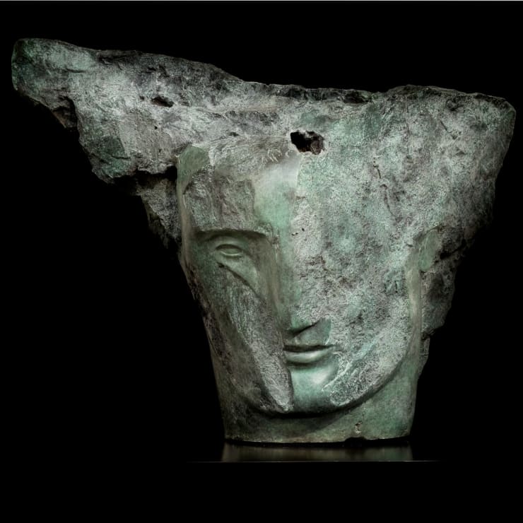 Emily Young, Wind Head, 2019