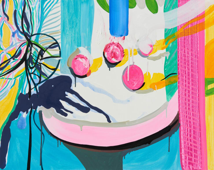 Qwon Sunwang 무의식의 시간들 unconscious times, 2020 acrylic and oil on canvas 73 x 91 cm (30F)