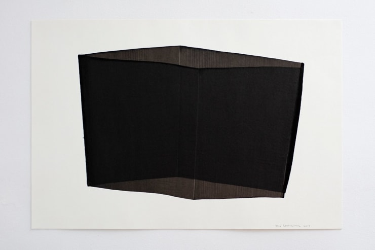 Kim In Kyum Space-Less, 2013 Korean ink on paper 52 x 78 cm framed 56 x 82 cm