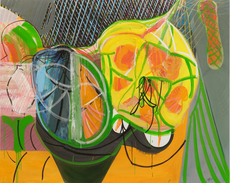 Qwon Sunwang 바나나를 찾아서 Finding a banana, 2005 oil and acrylic on canvas 130 x 162.5 cm (100F)