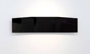 Kim In Kyum Emptiness, 2004 stainless steel mirror black 35 x 150 x 6.5 cm