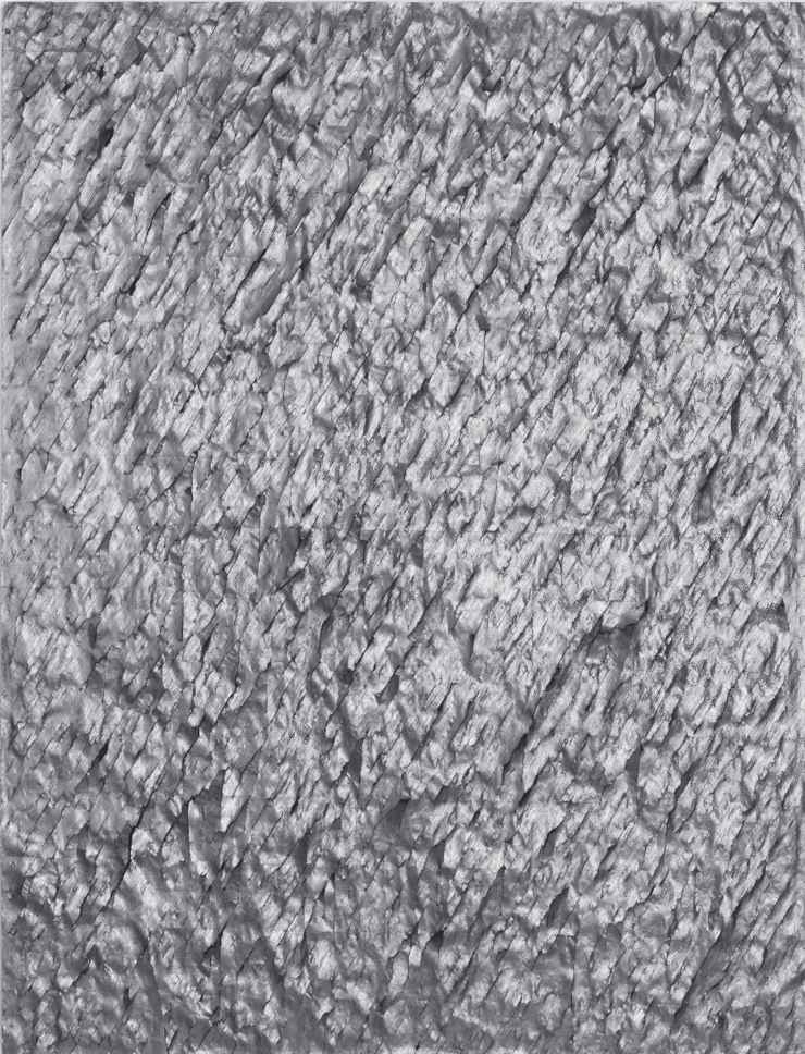 Choi Byung-So Untitled-0170528, 2017 ballpoint and pencil on newspaper 108 x 80 x 1 cm (50)