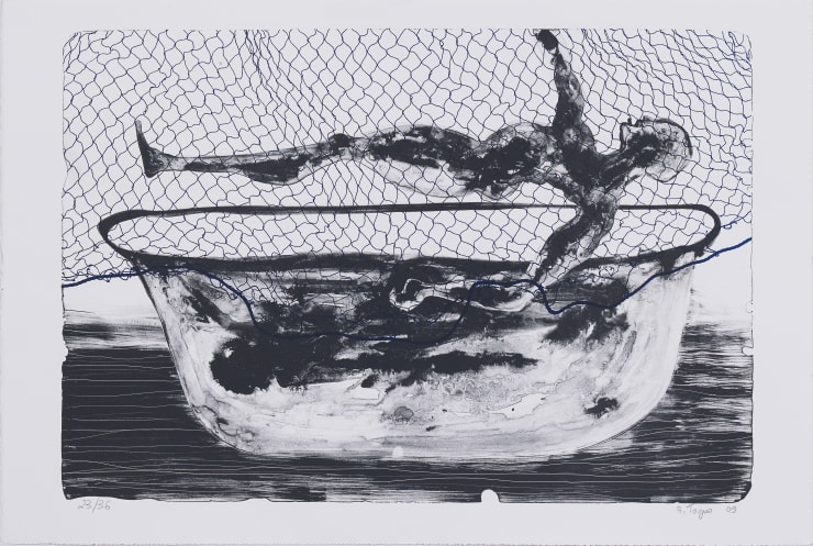 Barthélémy TOGUO IN THE HEART OF LIE, 2009 ithography 81 x 121.5 cm Ed. 21/36 , 23/36