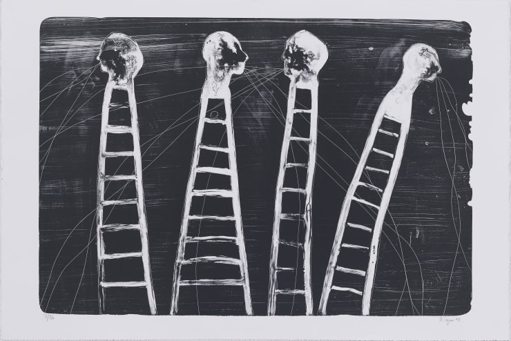 Barthélémy TOGUO WILD HOPES, 2009 ithography 81 x 121.5 cm Ed. 3/36 , 5/36