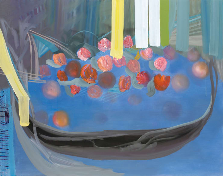 Qwon Sunwang 달콤한 블루를 찾아서 Finding Sweetish Blue, 2005 oil and acrylic on canvas 130.2 x 162.5 cm (100F)