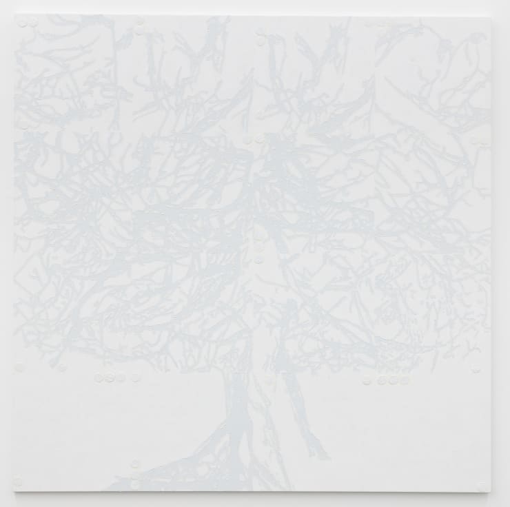 Lim Nosik Collected Air 02, 2023 oil on canvas 277 x 277 cm