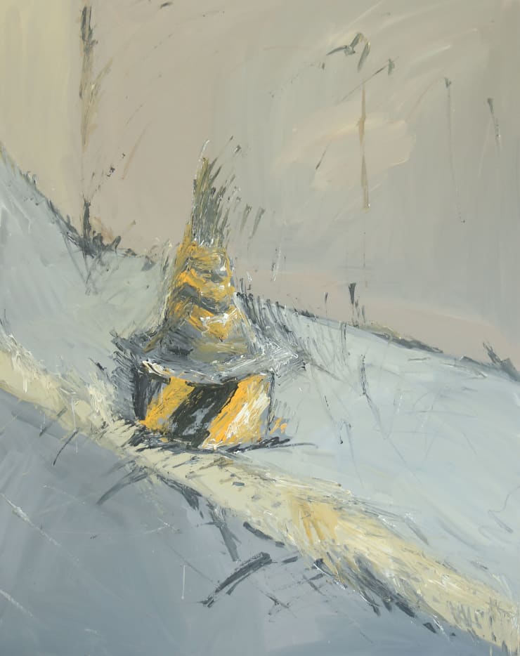 Heo Chanmi City Block, 2021 acrylic gouache on canvas 116.8 x 91.0 cm