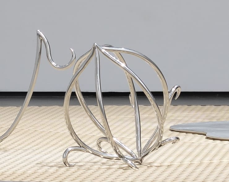 Omyo Cho RNA, 2023 stainless steel 40 x 40 x 40 cm