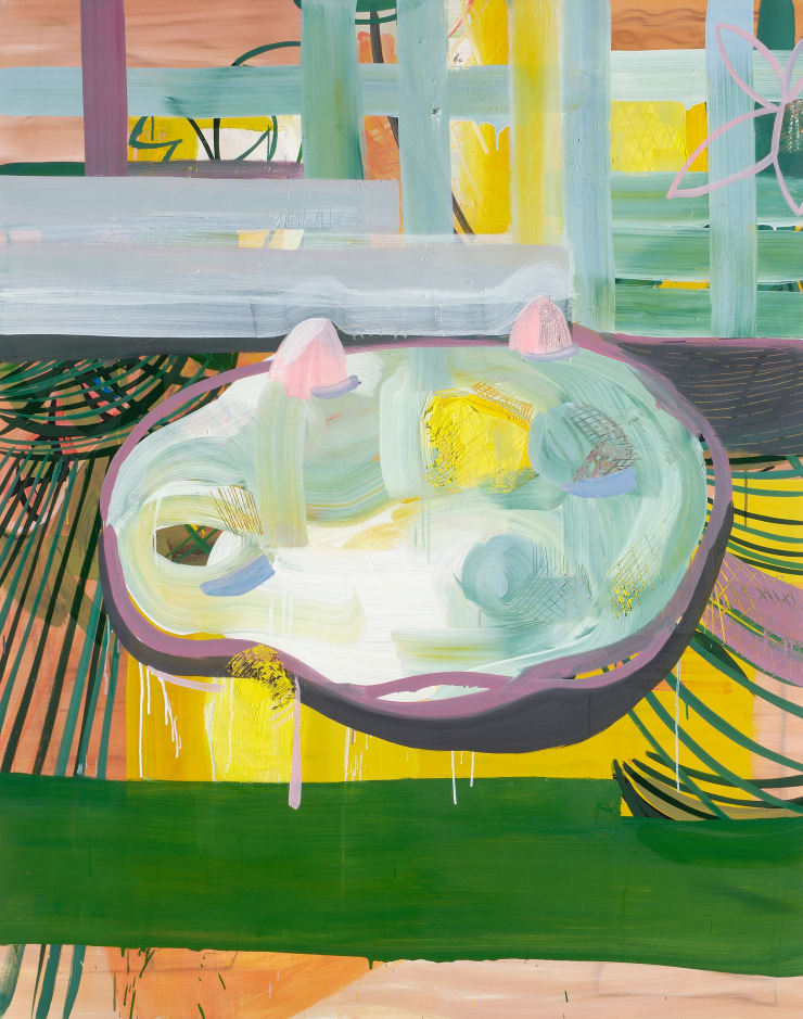 Qwon Sunwang 아이스크림을 찾아서 Finding an icecream, 2005 oil and acrylic on canvas 162.5 x 130 cm (100F)