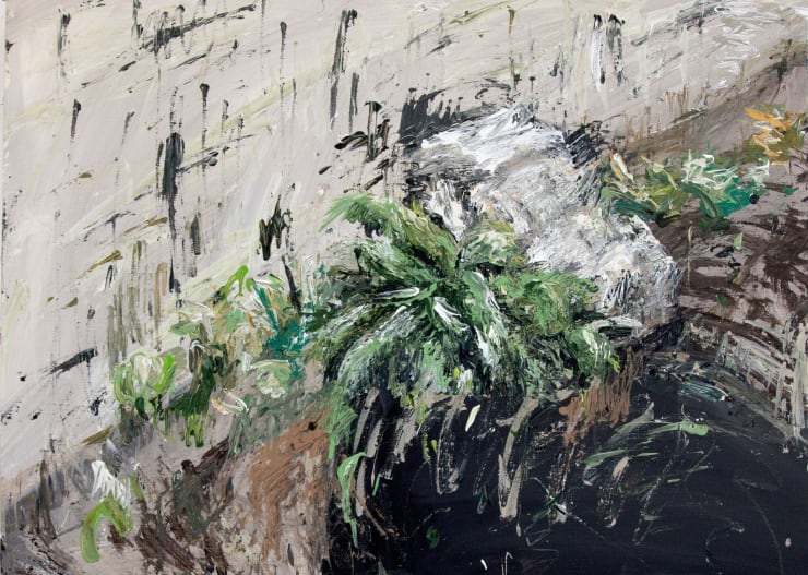 Heo Chanmi 매일산책연습 Daily Walking Rehearsal, 2020 gouache on canvas 53 x 72.7 cm (20F)