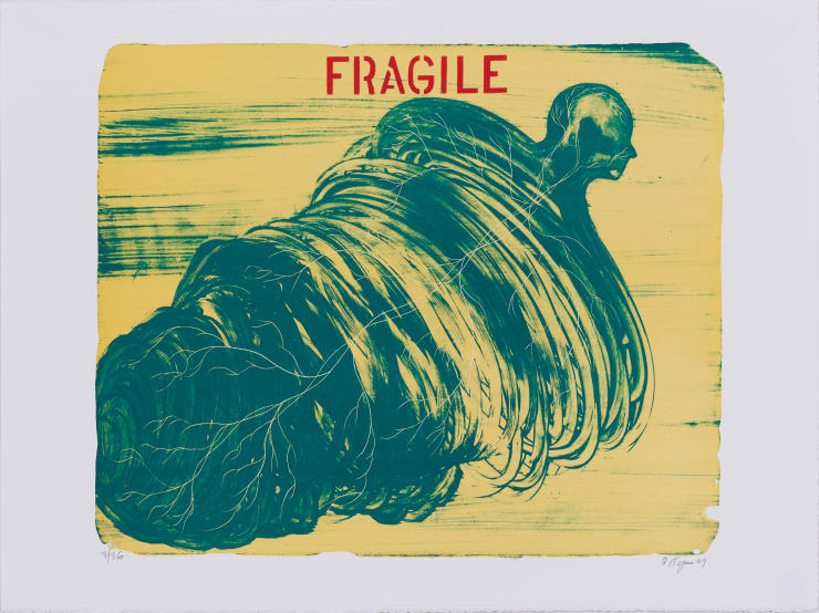 Barthélémy TOGUO FRAGILE, 2009 ithography 57.5 x 76.5 cm Ed. 1/36 , 3/36