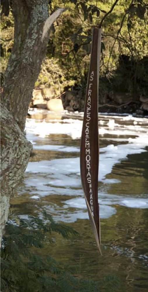 Hugo Canoilas, Margens (Sentences fall dead into the water), 2012