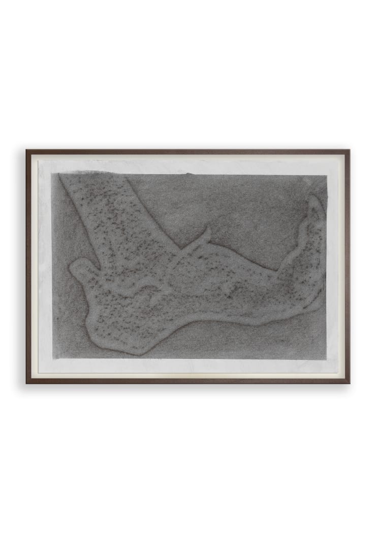 Hannah Quinlan & Rosie Hastings Jester #24, 2020 Wall rubbing, charcoal on paper 29.7 × 42 cm 11 3/4 × 16 1/2 in