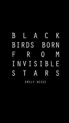 Emily Hesse, Black Birds Born From Invisible Stars, 2018
