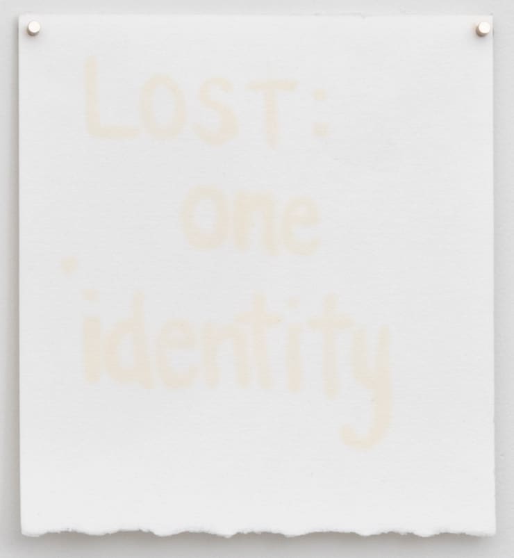 Lost: one identity