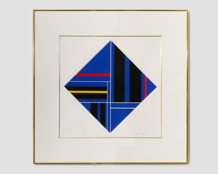 Ilya Bolotowsky, Blue Diamond (Polygon), 1979