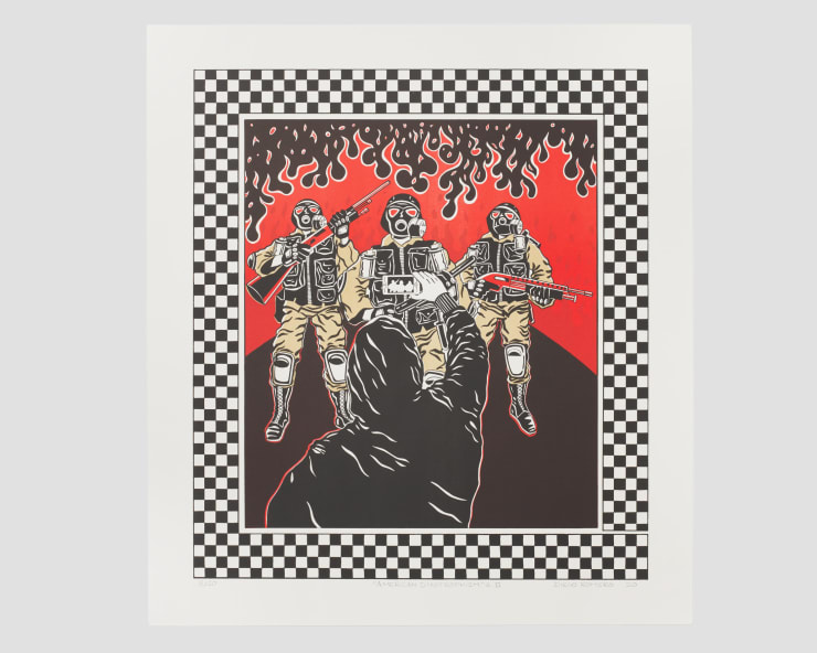 Diego Romero, American Diastrophism (state II), 2020