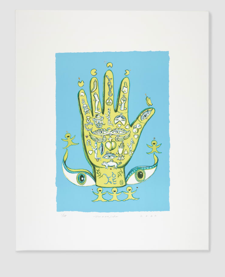 Jiha Moon, Magic Hand (Blue), 2020