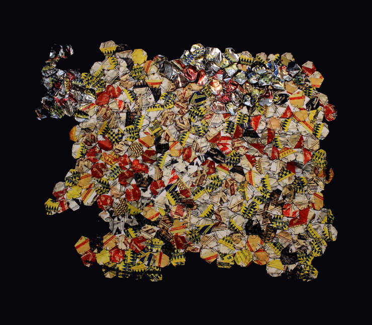 El Anatsui, Black and Silver, 2018