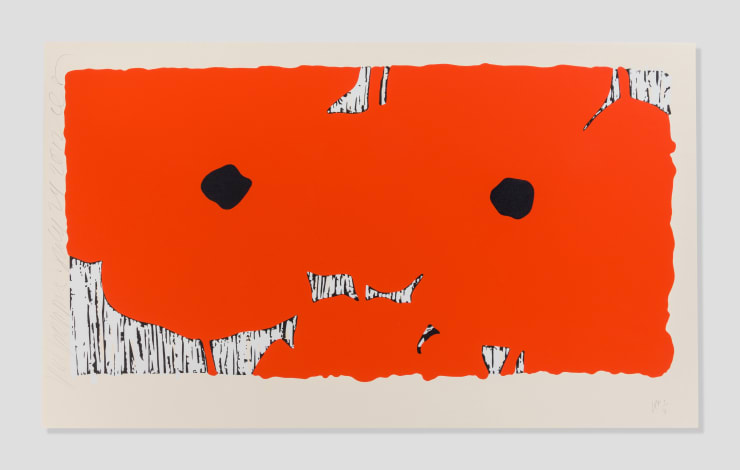 Donald Sultan, Red Poppies, July 24, 2012