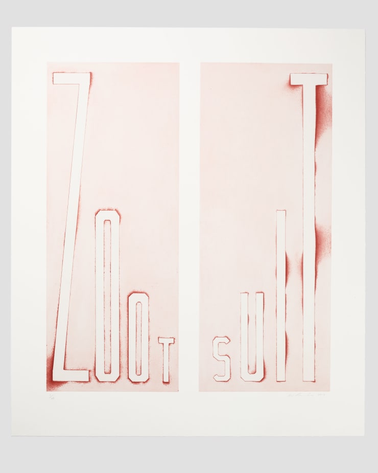 Ed Ruscha - Zoot Suit, 2014