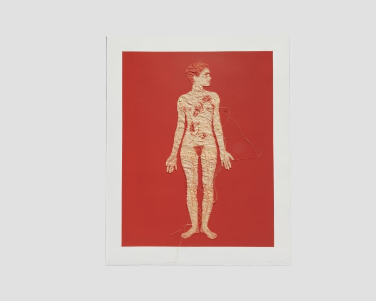 Lesley Dill, Girl Articulated, 2005
