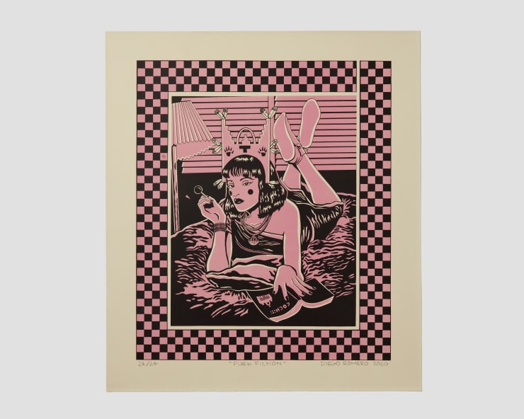 Diego Romero, Pueb Fiction (bubblegum pink), 2020