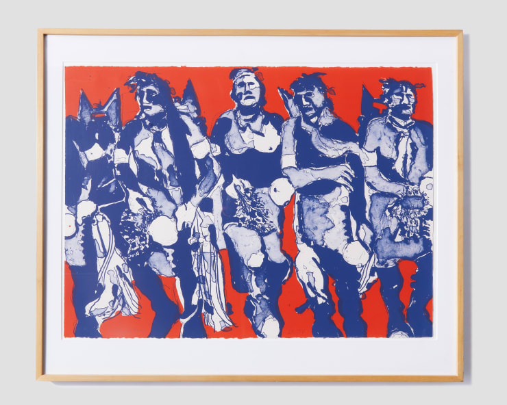 Fritz Scholder, Hopi Dancers (State I), 1974