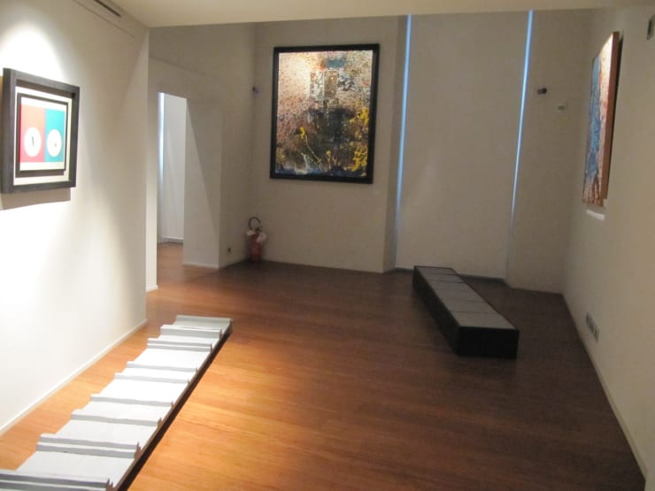 Massimo Kaufmann, Shozo Shimamoto, Hermann Nitsch, Yang Maoyuan, Matteo Negri : Duepuntiacapo – ABC-ARTE Contemporary art Gallery – 2013 Exhibition view - zoom for more details