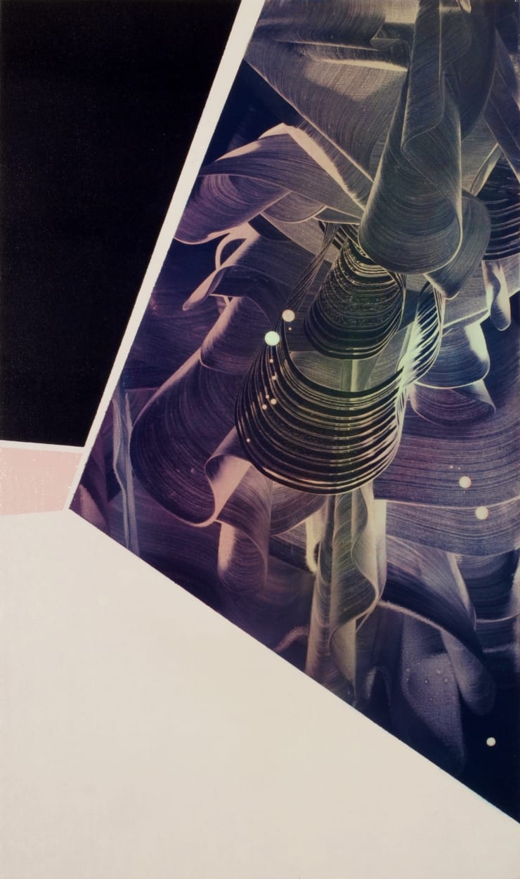 Patrick Tabarelli: Zero-Om, 2012, 60 x 35 cm olio, alchidico, gel acrilico su tela