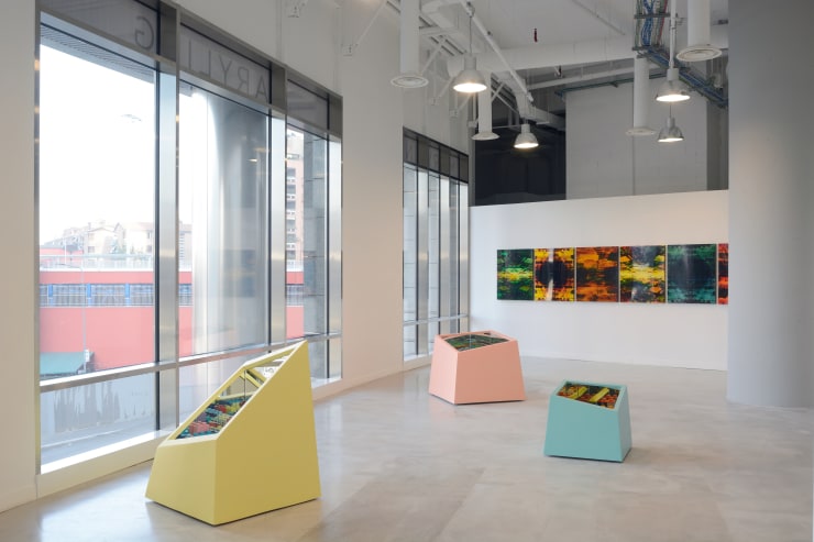 Matteo Negri: Multiplicity – ABC-ARTE Contemporary art Gallery – 2015 veduta installazione